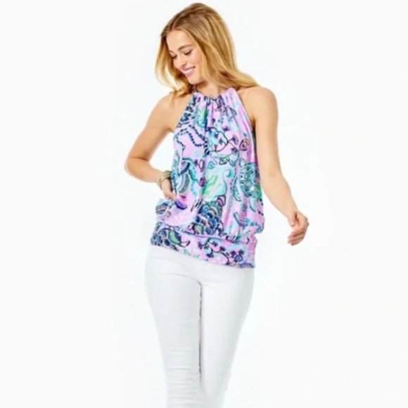 NWT Lilly Pulizter Bowan Halter - Picture 1 of 6